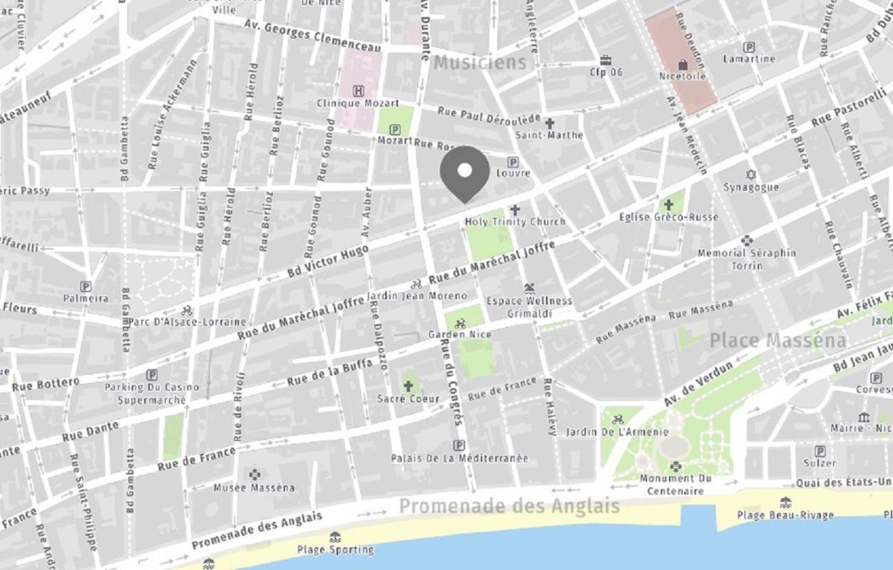 Aparthotel Riviera - Grimaldi Ac - Promenade Des Anglais - Balcon Victor Hugo 2 尼斯 外观 照片